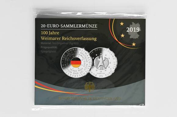 BRD 20 Euro 2019 A 100 Jahre Reichsverfassung