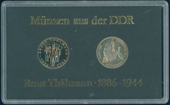 DDR 1986 Thematischer Satz 100. Geburtstag von Ernst Thälmann 