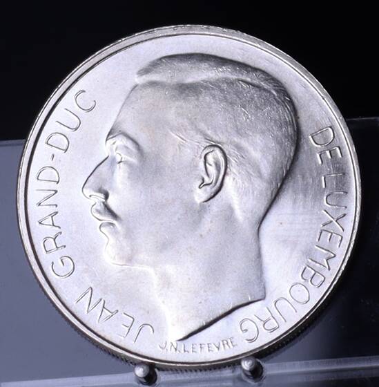 LUXEMBURG 100 Frang, Silber, 1964
