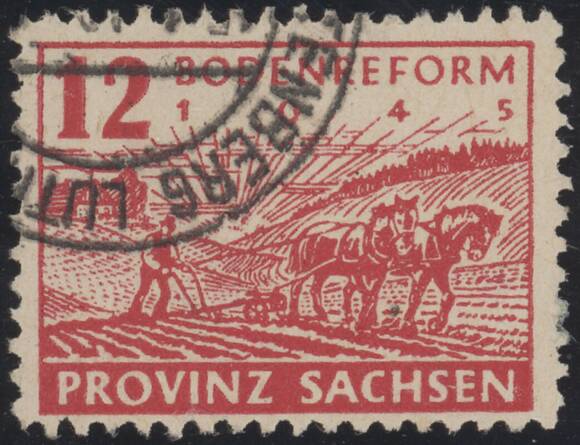 SBZ MiNr. 86 w a A Postmeisterzähnung L 11 1/2
