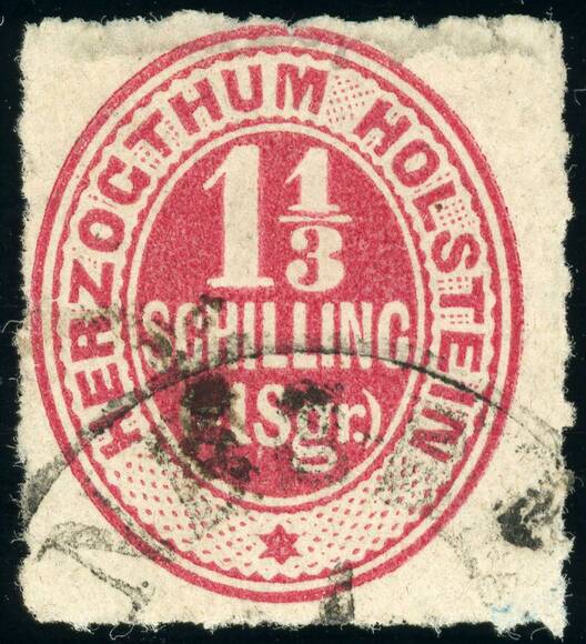 SCHLESWIG-HOLSTEIN 1865 MiNr. 15