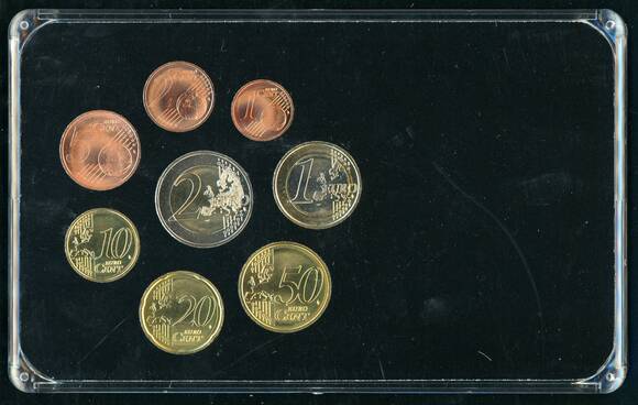 LETTLAND 2014 Euro-Kursmünzsatz im Prestige-Coinset
