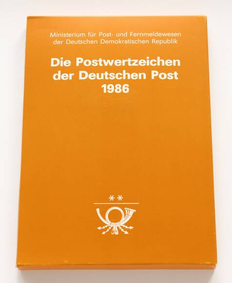 DDR 1986 Jahreszusammenstellung Jahrbuch