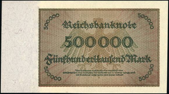 Weimar 500.000 Mark DEU-99 f)