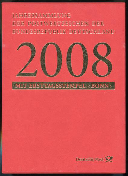 BRD 2008 Jahressammlung der Deutschen Post AG