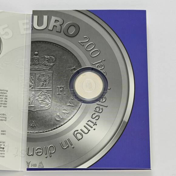 NIEDERLANDE 2006, 5 Euro Silber 200 Jahre Finanzverwaltung
