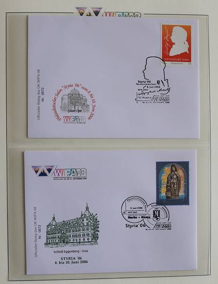 WIPA 08, schöne Motivsammlung zur Briefmarken-Weltausstellung 2008