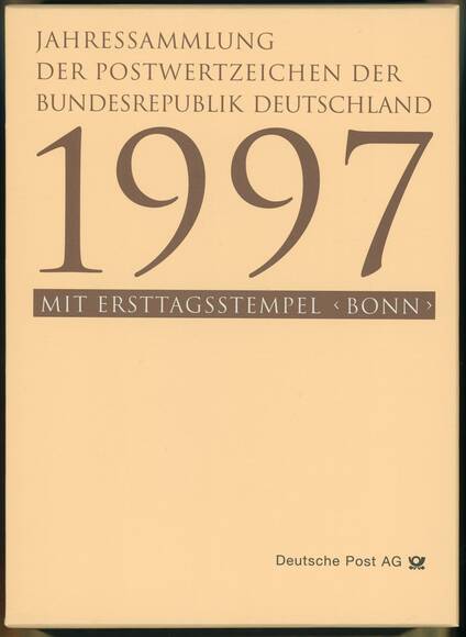 BRD 1997 Jahressammlung der Deutschen Post AG