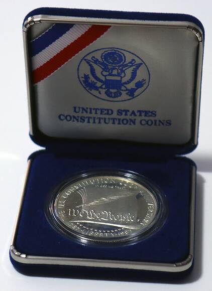 USA Silver Dollar 1987 200 Jahre Verfassung