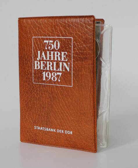 DDR 1987 Münztasche 750 Jahre Berlin