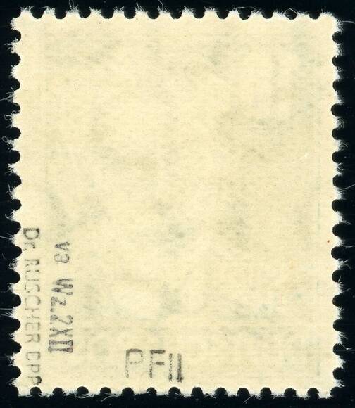DDR 1952 MiNr. 330 va XII PF II, guter Plattenfehler