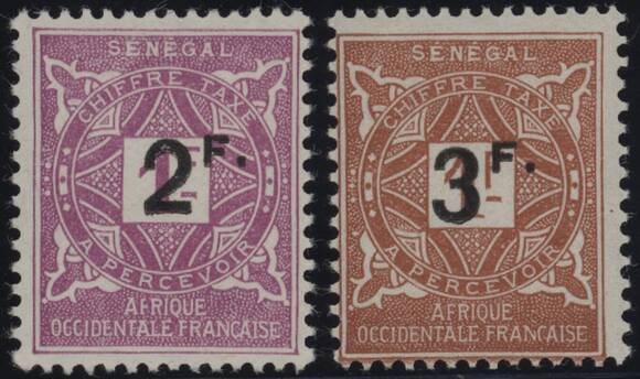 SENEGAL 1927 PORTO MiNr. 20-221