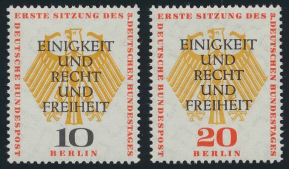 BERLIN 1957 MiNr. 174-175