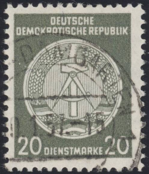 DDR-Dienst MiNr. A 32 y I XI
