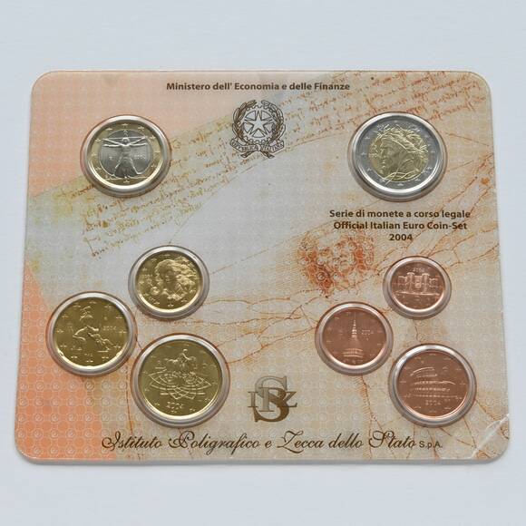 ITALIEN Kursmünzensatz 2004