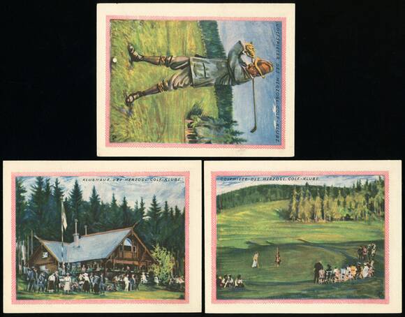 Oberhof 1922 Golfklub-Serie 996.5 3 Scheine