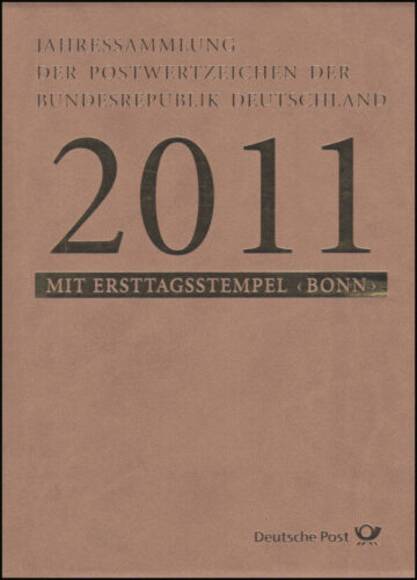 BRD 2011 Jahressammlung der Deutschen Post AG