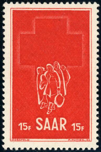 SAARLAND 1952 MiNr. 318