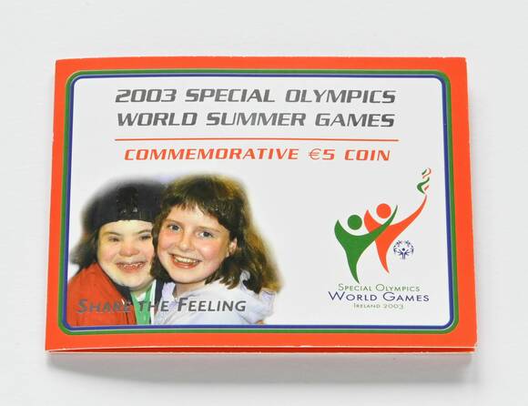 BELGIEN 5 Euro 2003 Special Olympics