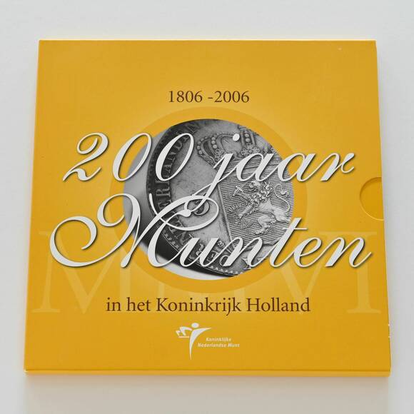 NIEDERLANDE 2006 amtlicher Münzsatz 200 Jahre Münzgesetz
