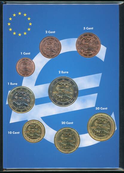 LITAUEN 2015 Euro-Kursmünzsatz