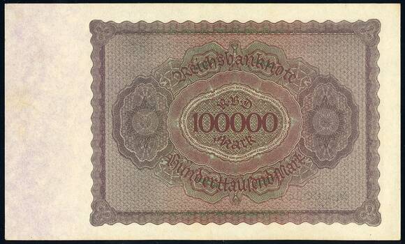 Weimar 100.000 Mark DEU-93 b)