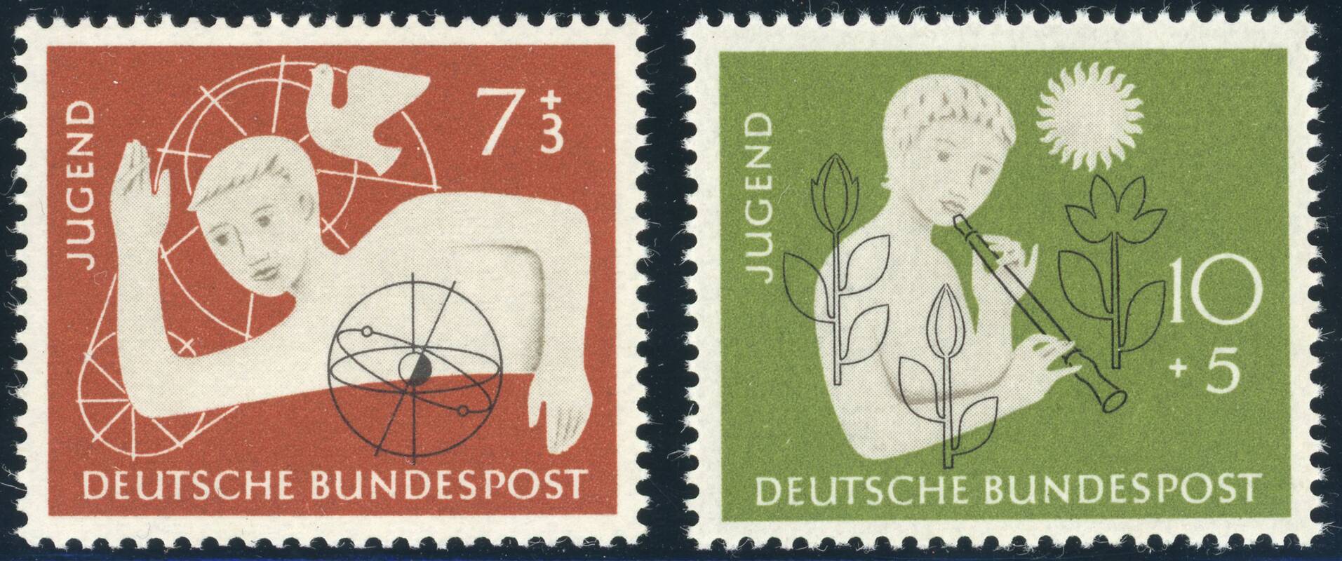 BRD 1956 MiNr. 232-233