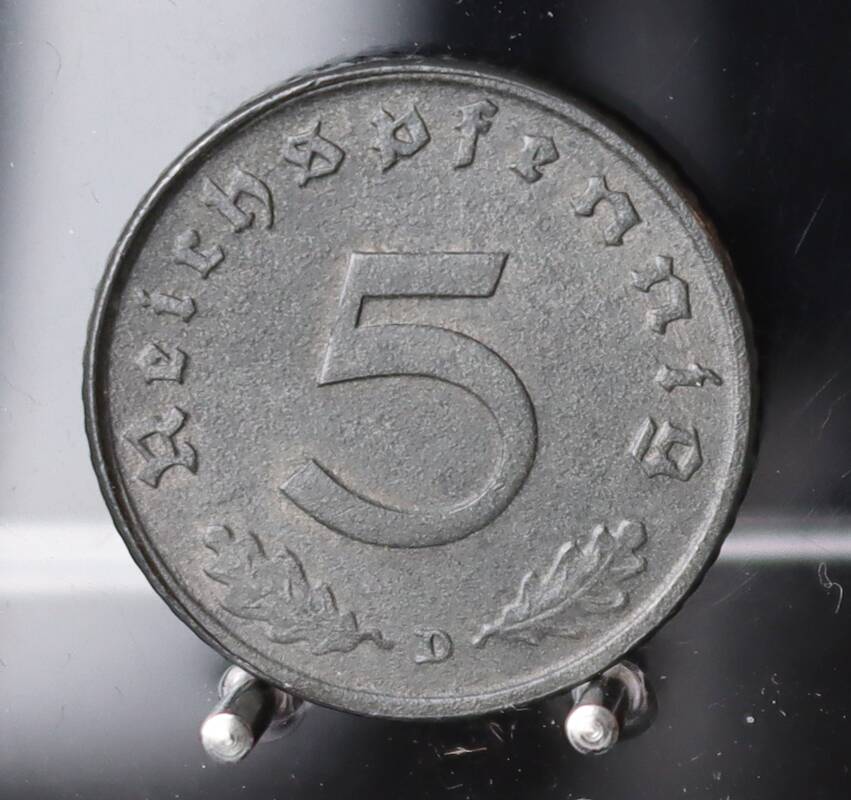 ALLIIERTE BESATZUNG 5 Reichspfennig 1947 D, Jaeger 374