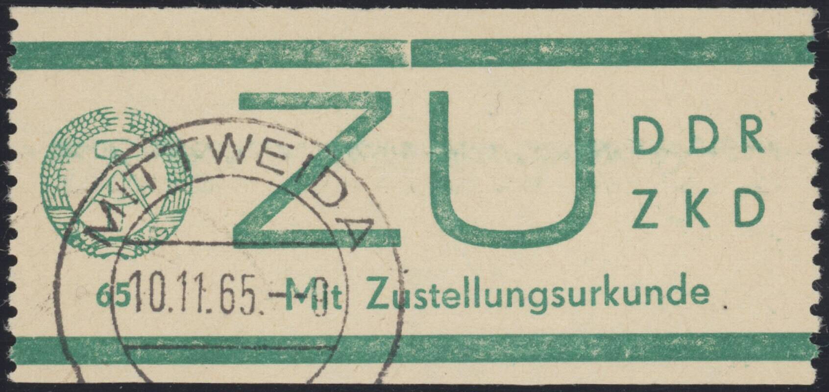  DDR-Dienst MiNr. E 1