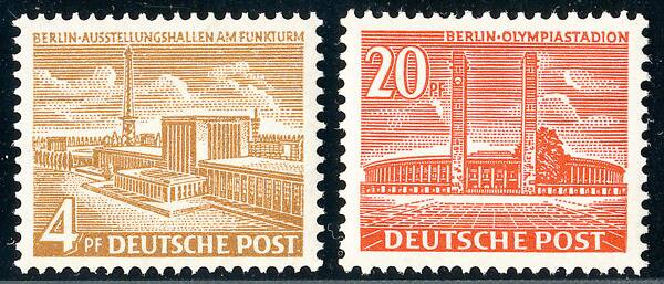 BERLIN 1953 MiNr. 112-113