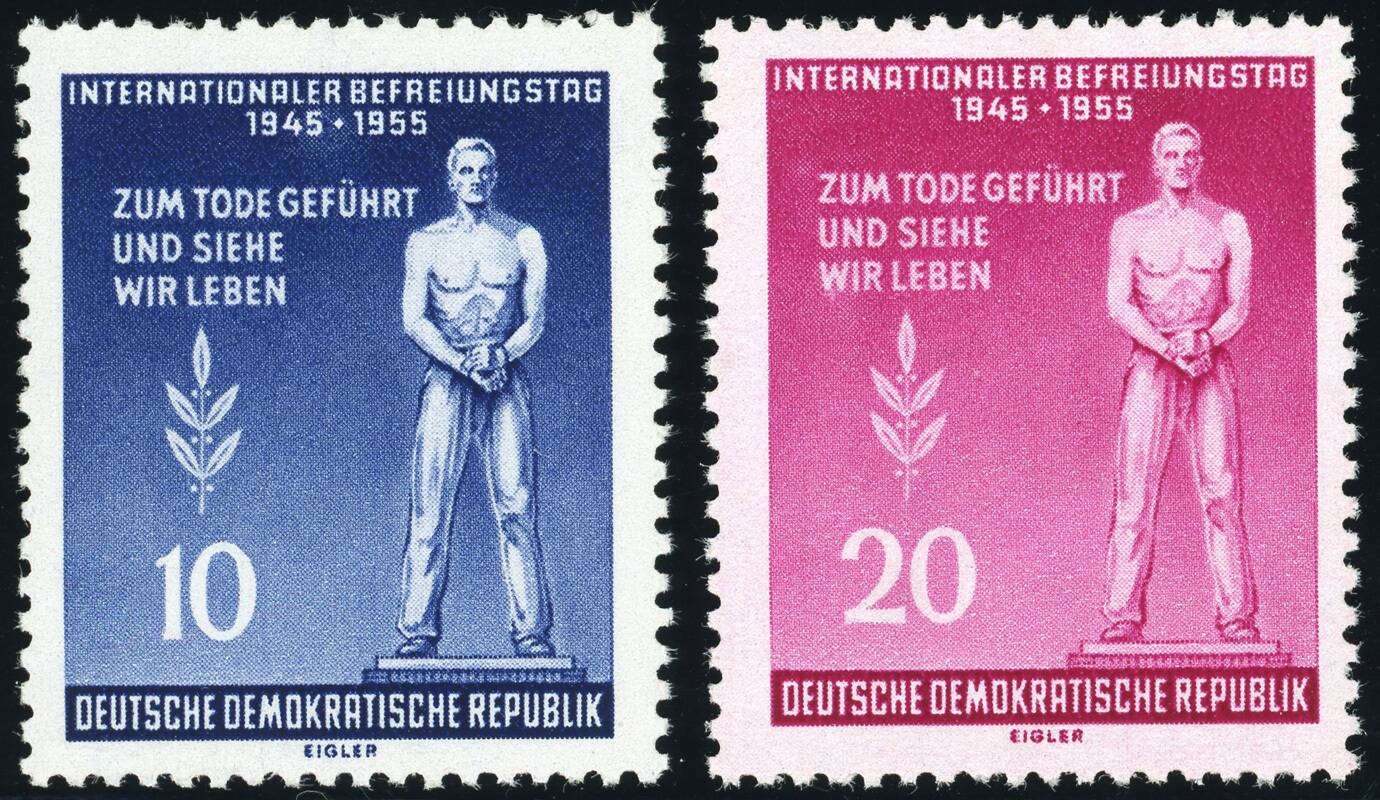 DDR 1955 MiNr. 459-460 A