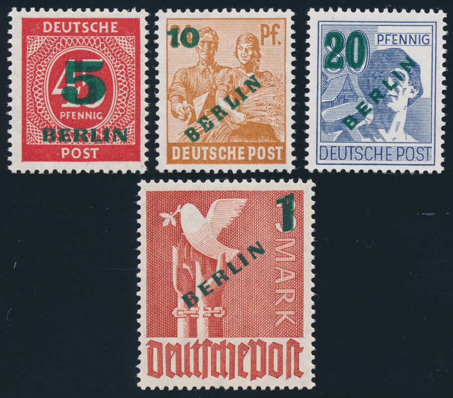BERLIN 1949 MiNr. 64-67