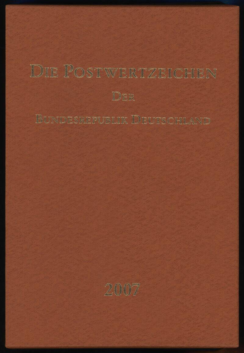 BRD 2007 Jahreszusammenstellung Jahrbuch
