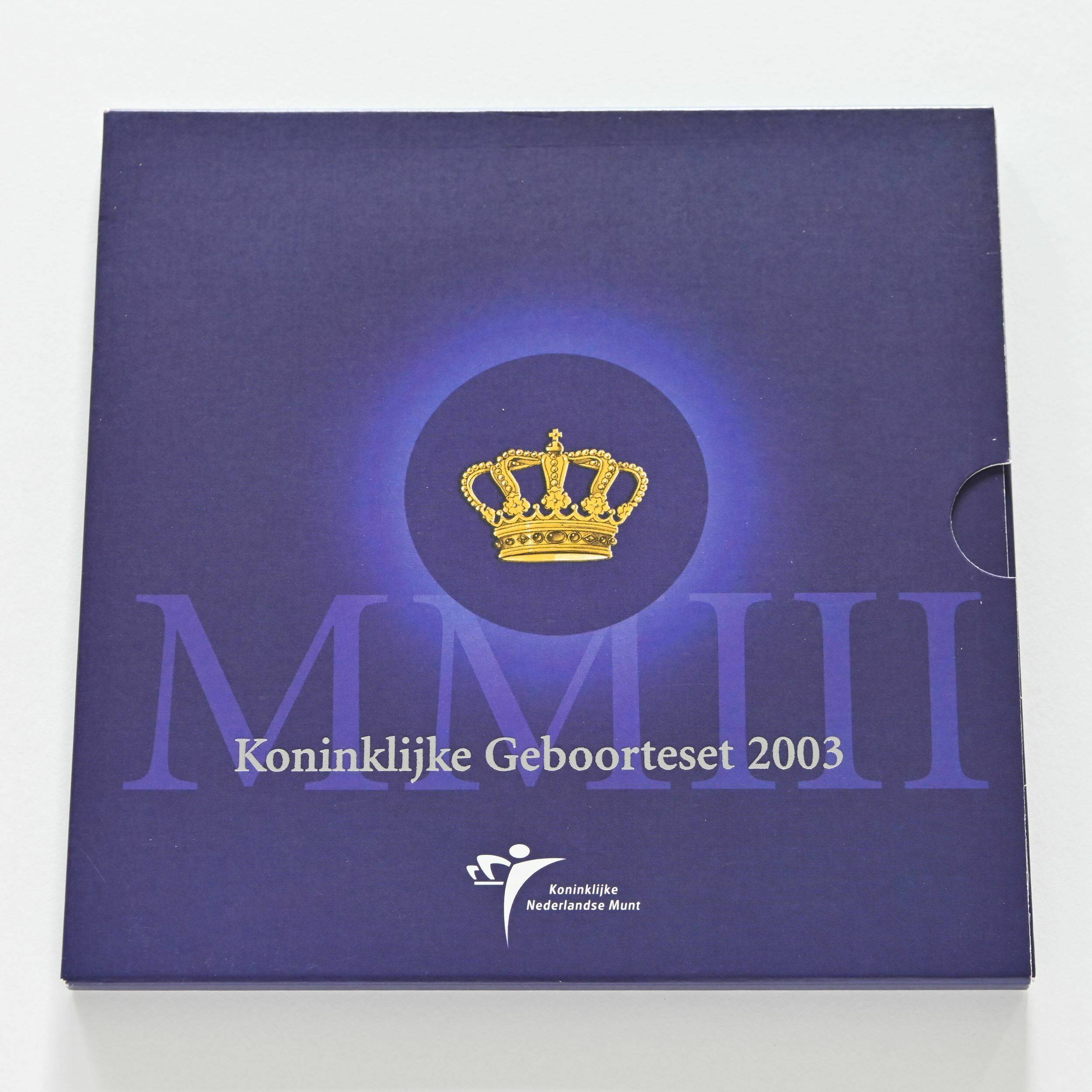 NIEDERLANDE 2003 amtlicher Münzsatz Geburt von Prinzessin Amalia