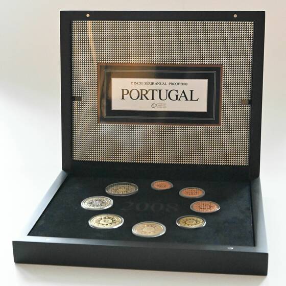 PORTUGAL 2008 Kursmünzensatz Proof