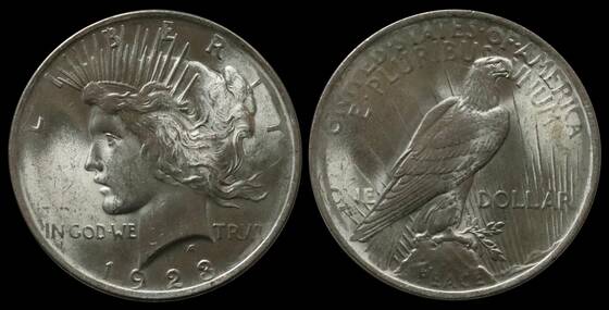 USA Peace-Dollar 1923 Philadelphia