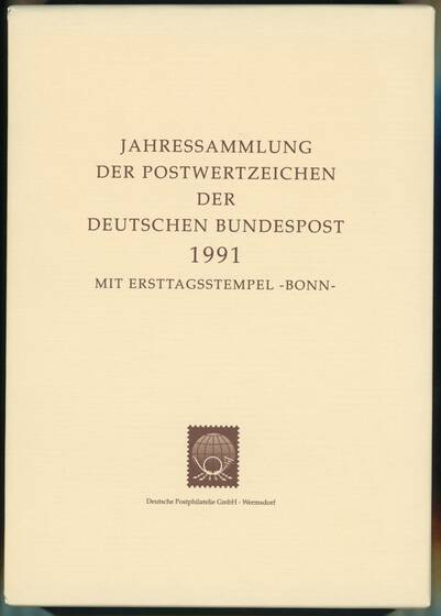 BRD 1991 Vorläufer Jahressammlung der Deutschen Bundespost