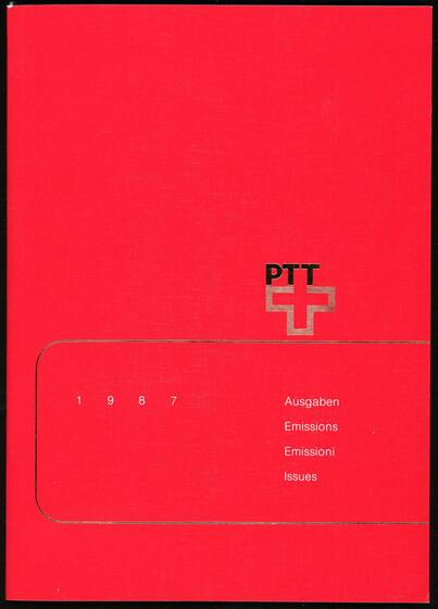 SCHWEIZ 1987 Jahrbuch der PTT