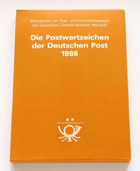 DDR 1986 Jahreszusammenstellung Jahrbuch