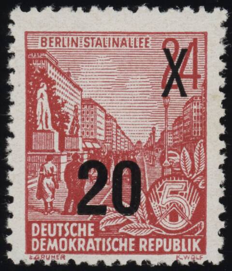 DDR 1954 MiNr. 439 a I g Y I