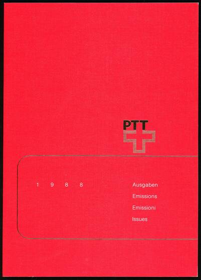 SCHWEIZ 1988 Jahrbuch der PTT