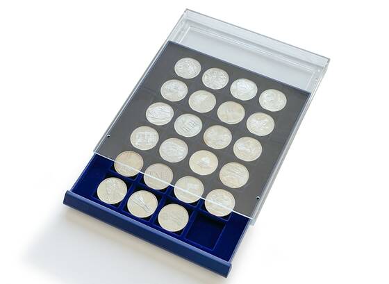 BRD 1987-1997 Silber-Gedenkmünzen 23 x 10 DM komplett