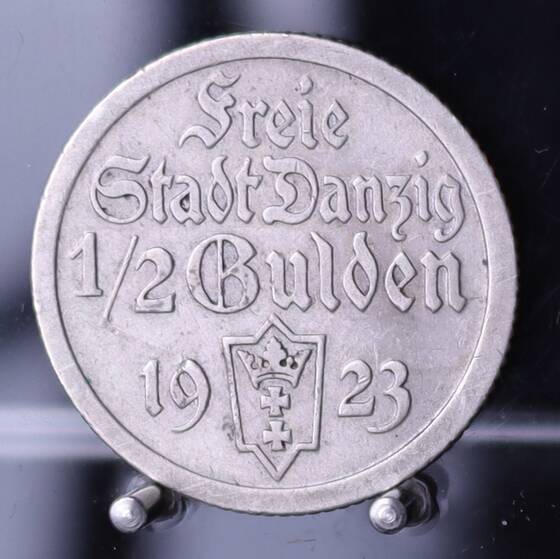 DANZIG 1/2 Gulden 1923 Utrecht