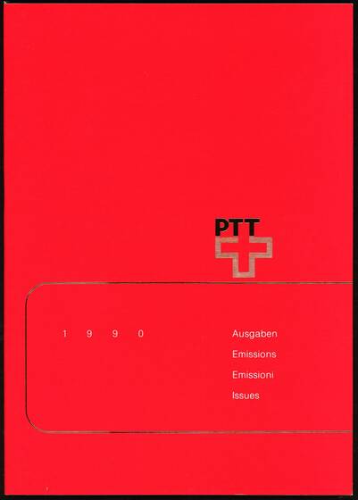 SCHWEIZ 1990 Jahrbuch der PTT