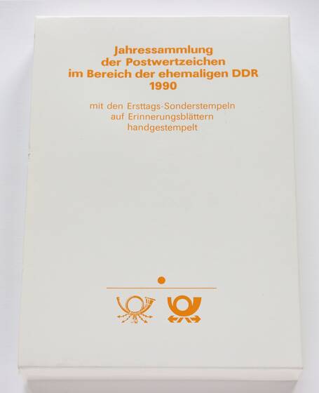 DDR 1990 Ersttagsblatt-Jahressammlung