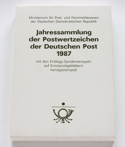 DDR 1987 Ersttagsblatt-Jahressammlung