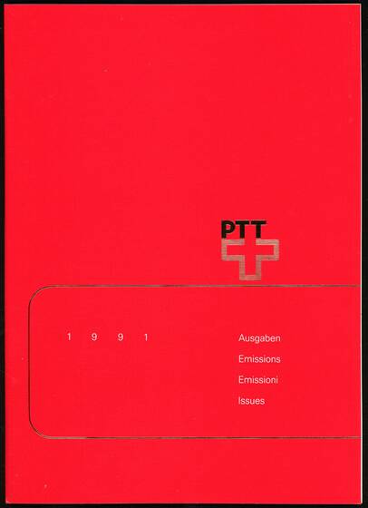 SCHWEIZ 1991 Jahrbuch der PTT