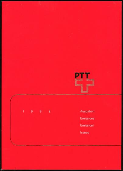 SCHWEIZ 1992 Jahrbuch der PTT