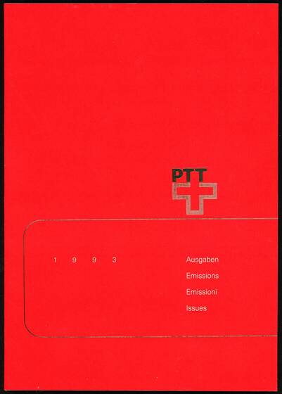 SCHWEIZ 1993 Jahrbuch der PTT