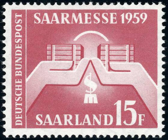 SAARLAND 1959 MiNr. 447